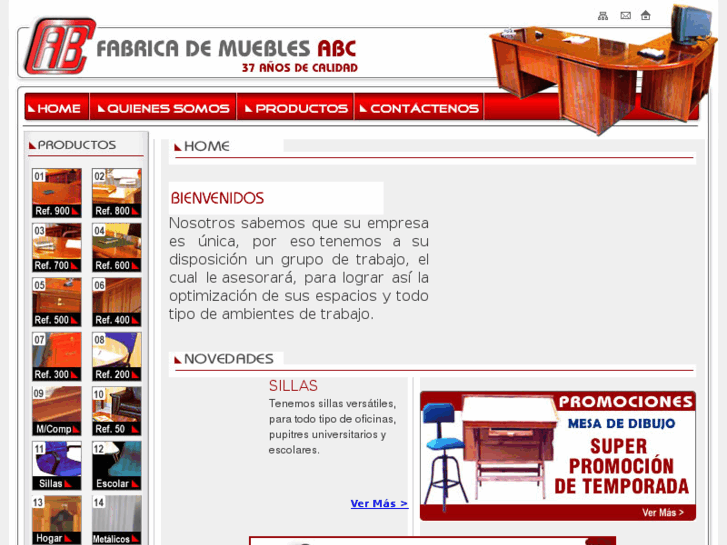 www.fabricademueblesabc.com