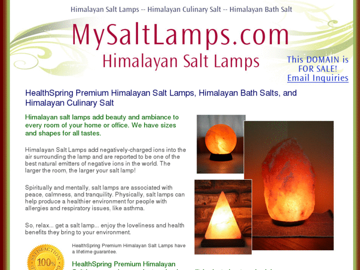 www.healthspringsaltlamps.com