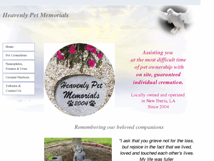 www.heavenlypetmemorials.com