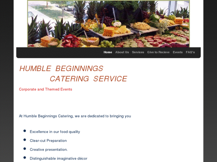 www.humblebeginningscatering.com