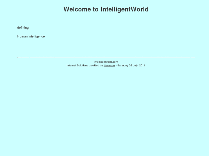 www.intelligentworld.com