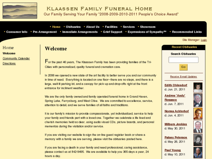 www.klaassenfuneralhome.com