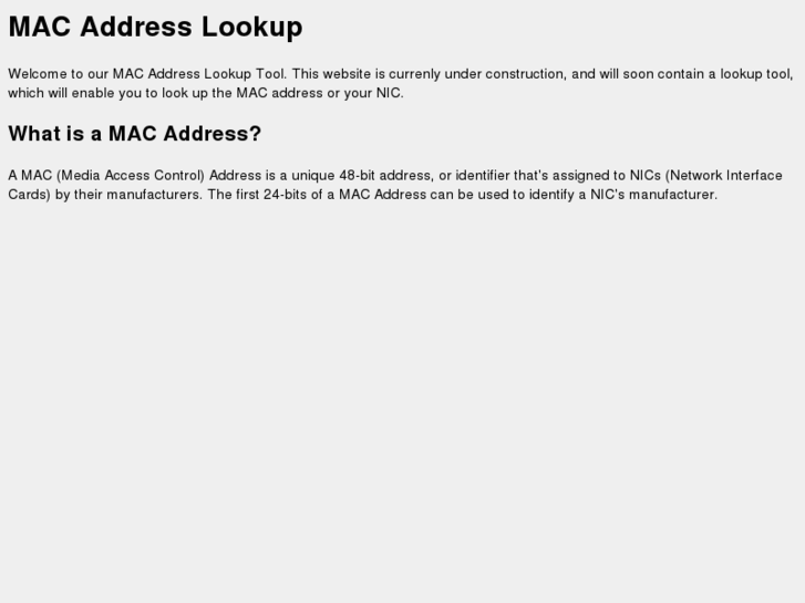 www.macaddresslookup.net