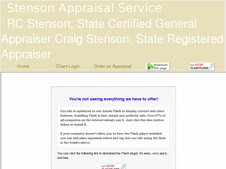 www.stensonappraisalservice.com