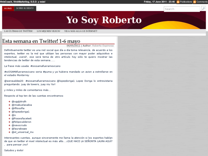 www.yosoyroberto.com