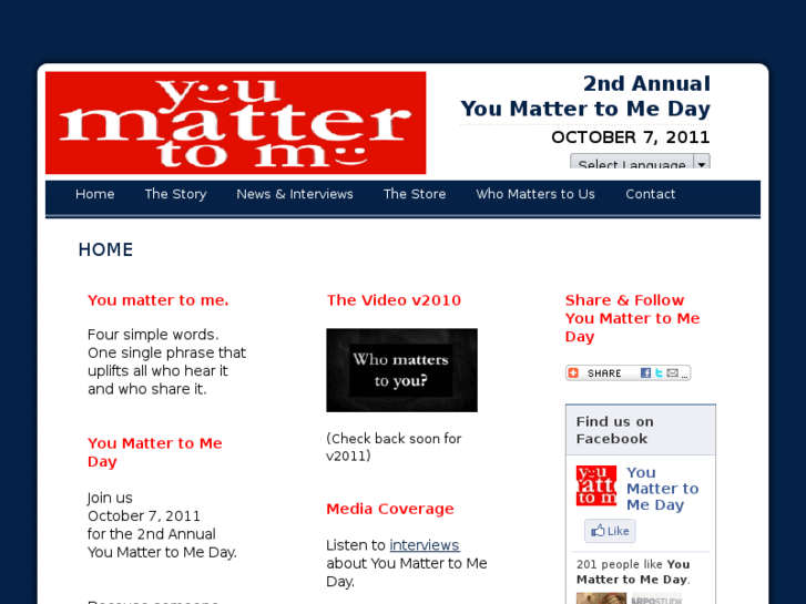 www.youmattertomeday.com