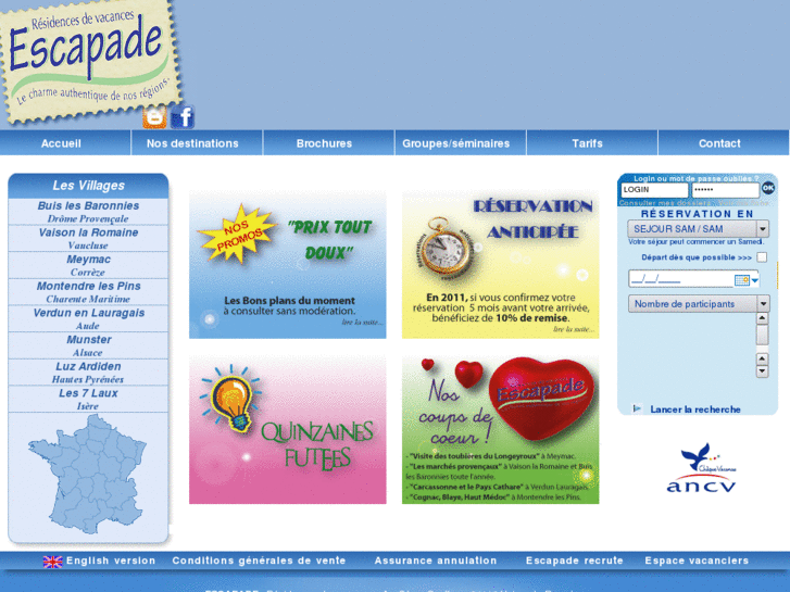 www.escapade-vacances.com