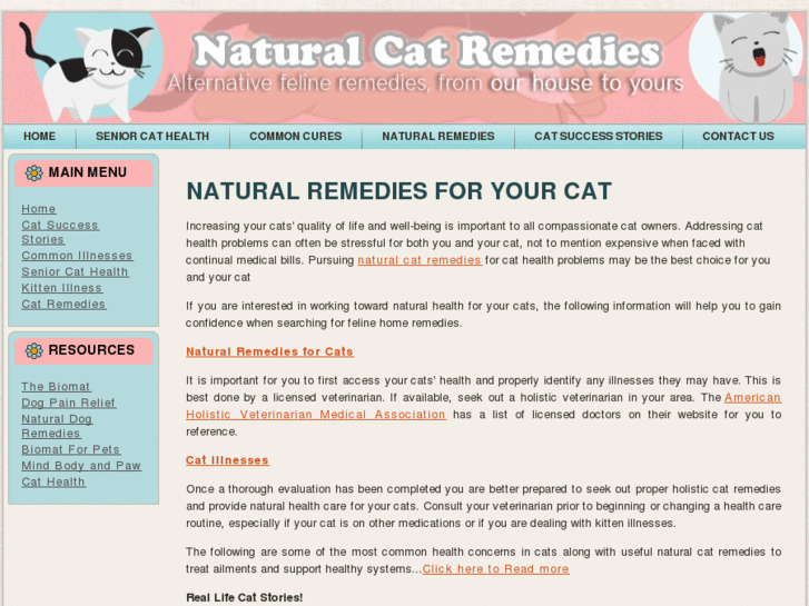 www.naturalcatremedies.org