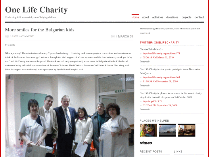 www.onelifecharity.net