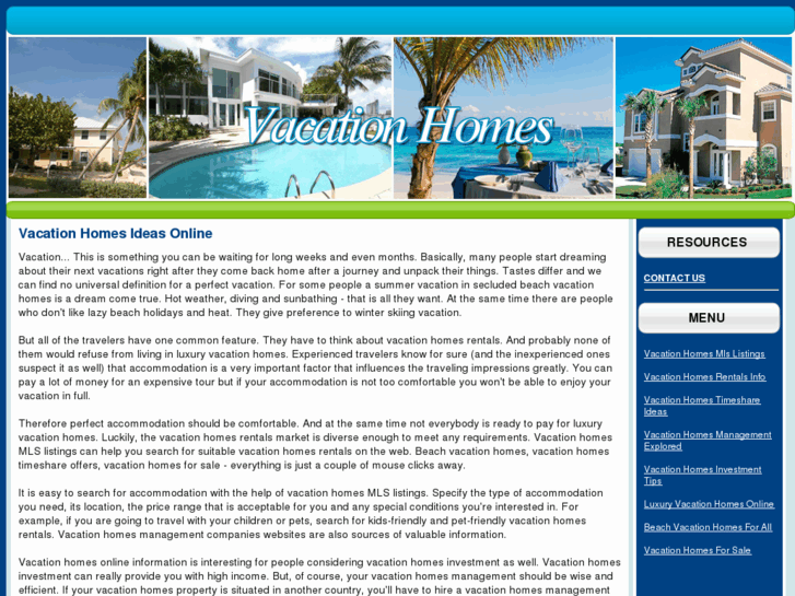 www.vacationhomesideas.com