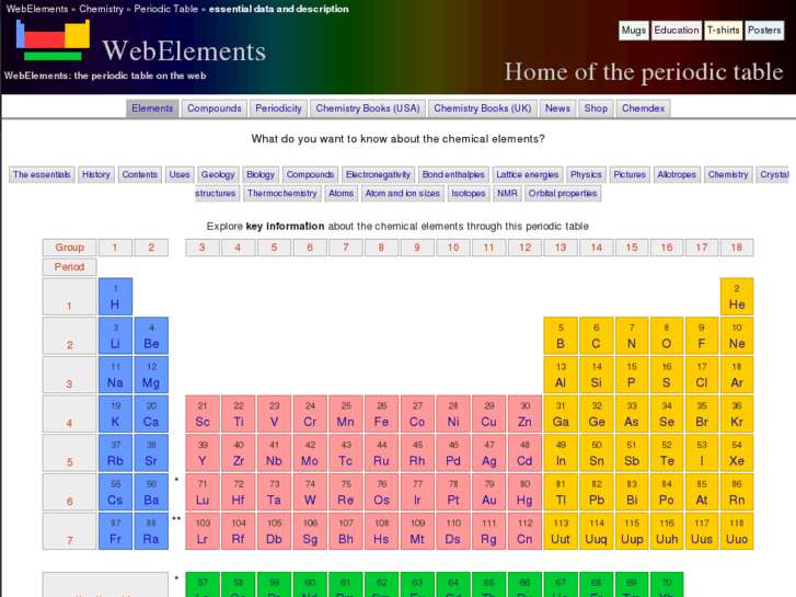 www.webelements.net