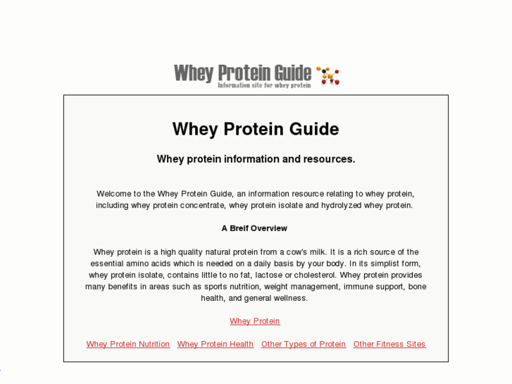 www.wheyproteinguide.com