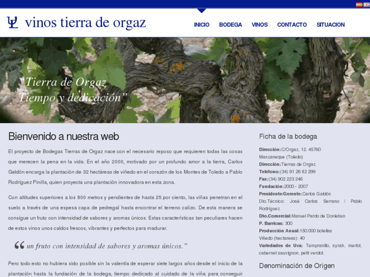 www.bodegastierrasdeorgaz.com