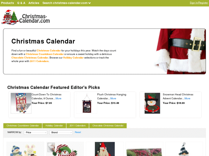 www.christmas-calendar.com