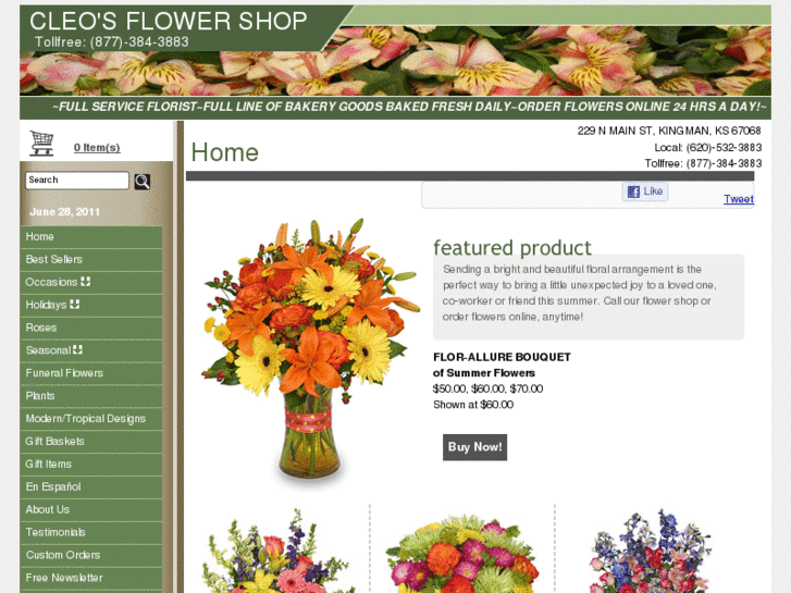 www.cleosflowershop.com