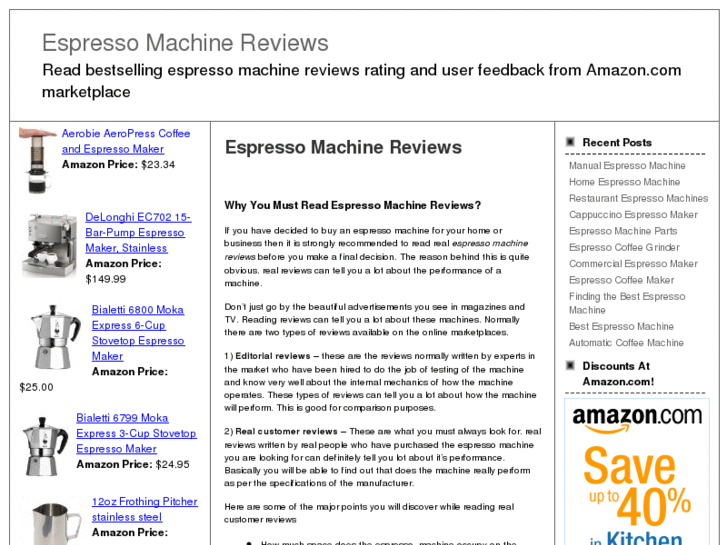 www.espressomachinereviewsonline.org