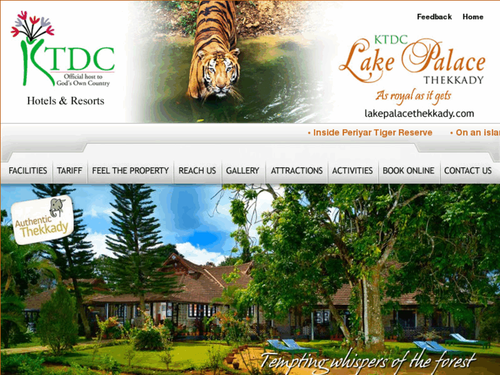 www.lakepalacethekkady.com