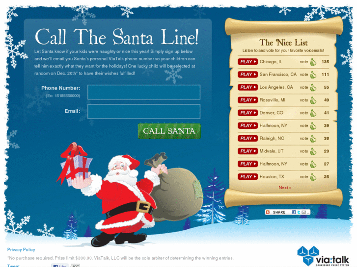 www.letscallsanta.com