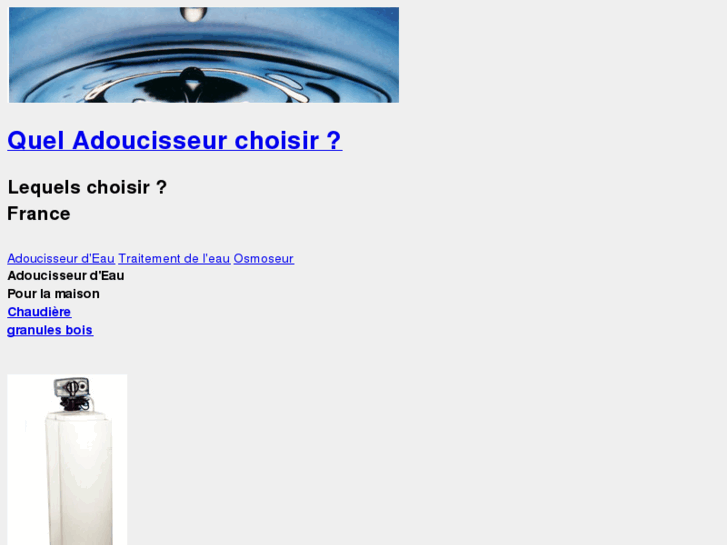 www.quel-adoucisseur.com