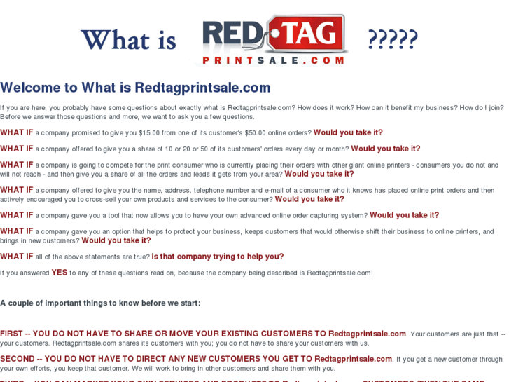 www.whatisredtag.com