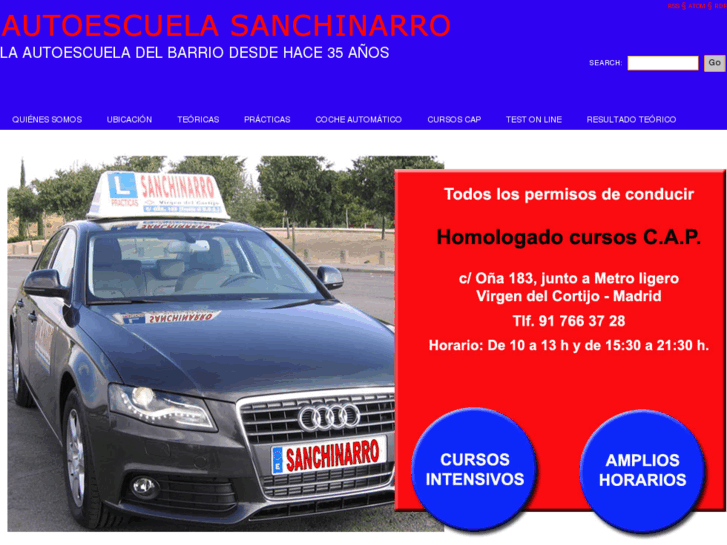 www.autoescuelasanchinarro.com