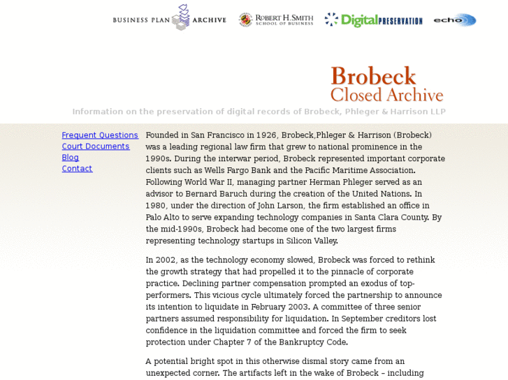 www.brobeckarchive.org