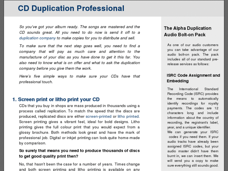 www.cd-duplication-professional.com