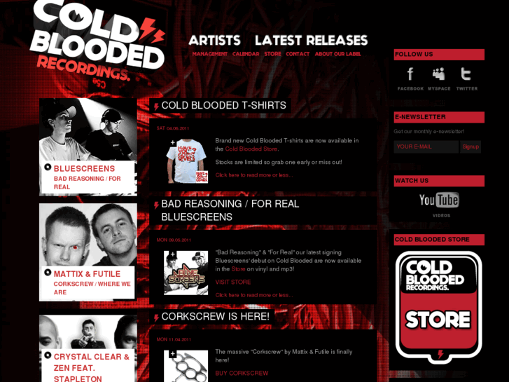 www.coldbloodedrecordings.com