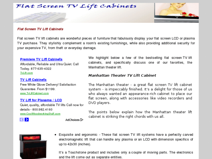 www.flatscreentvliftcabinets.com