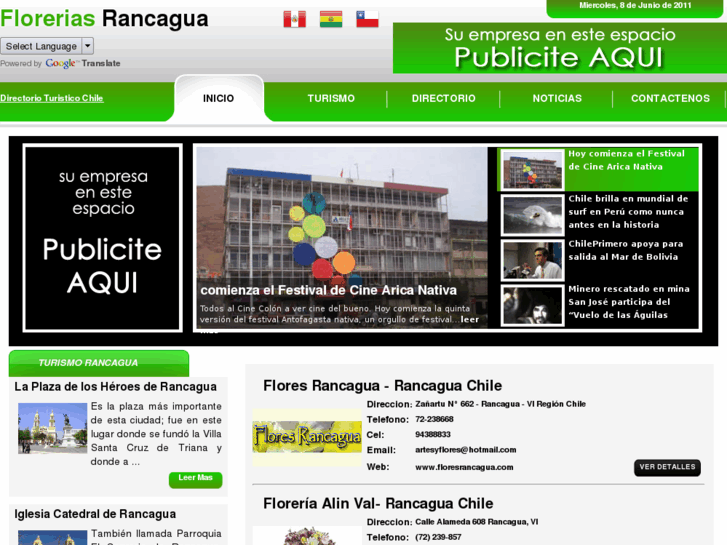 www.floreriasenrancagua.com