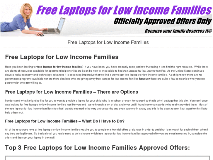 www.freelaptopsforlowincomefamilies.com