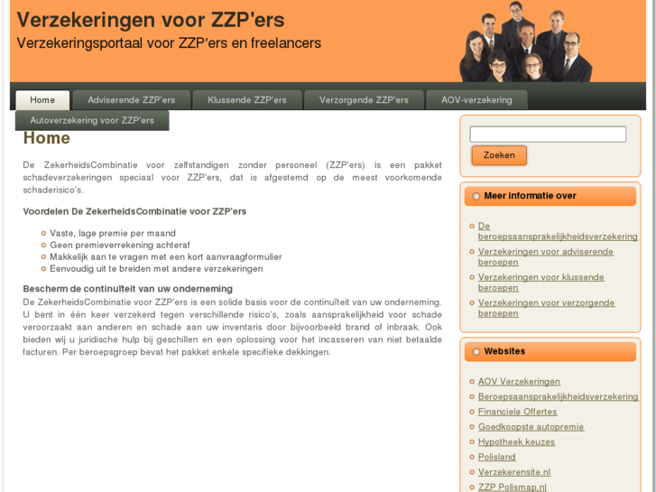 www.verzekeringenvoorzzper.nl