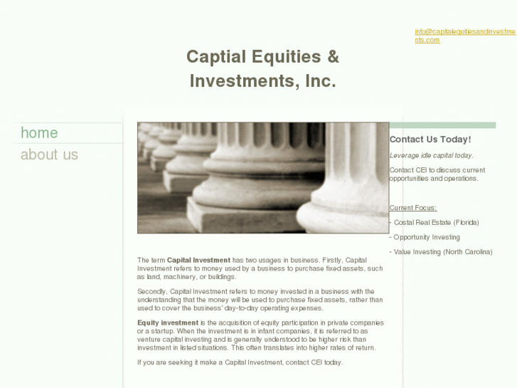 www.capitalequitiesandinvestments.com