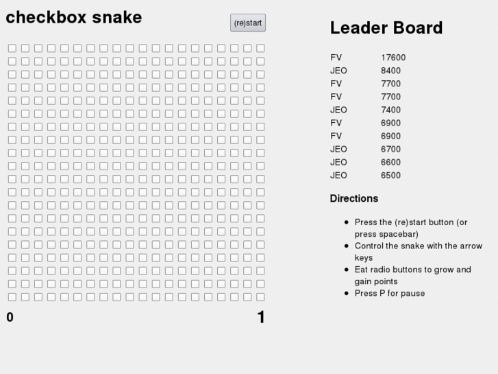 www.checkboxsnake.com