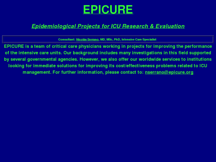 www.epicure.org