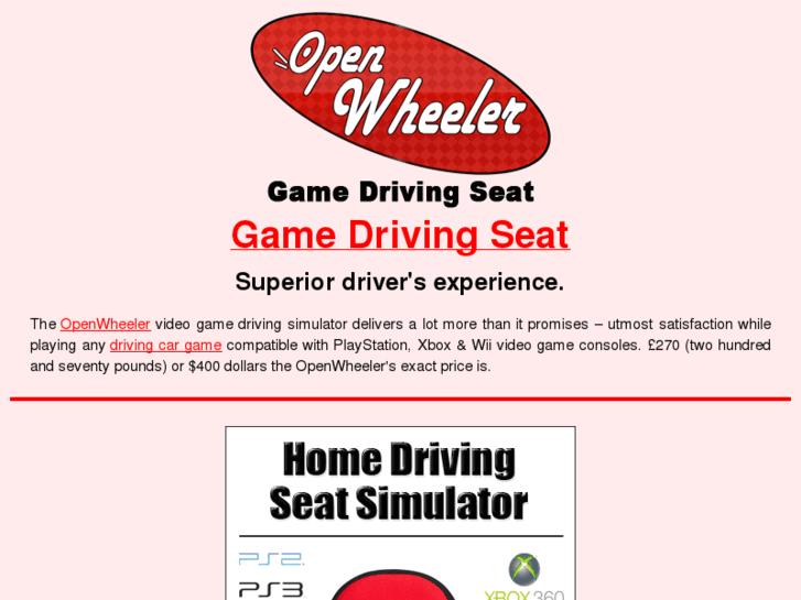 www.gamedrivingseat.com