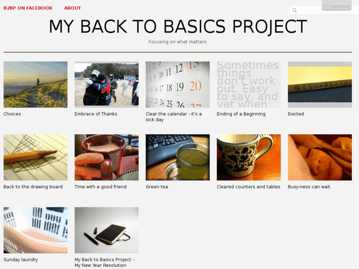 www.mybacktobasicsproject.com