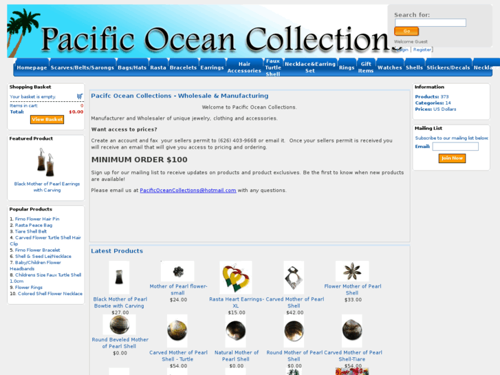 www.pacificoceancollection.com