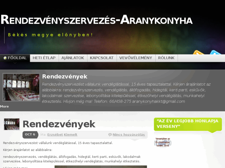 www.rendezvenyszervezes-aranykonyha.com