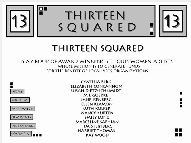 www.thirteensquared.net