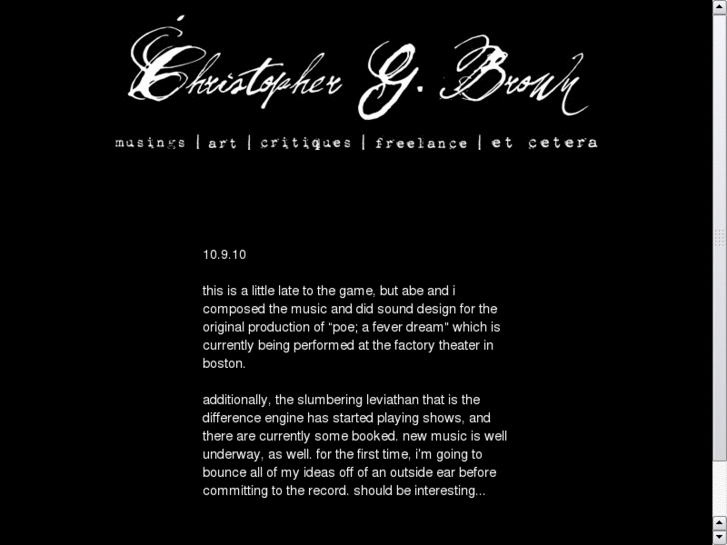 www.christophergbrown.net