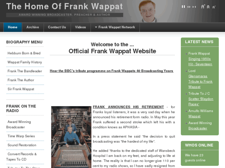 www.frankwappat.com