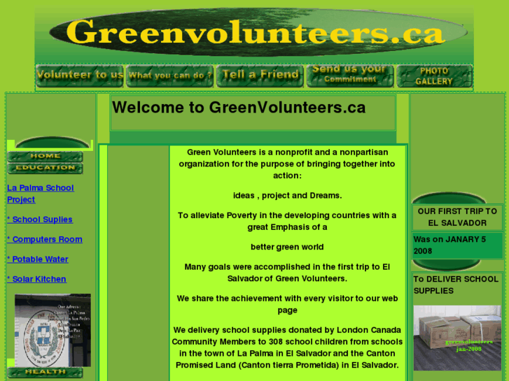 www.greenvolunteers.ca