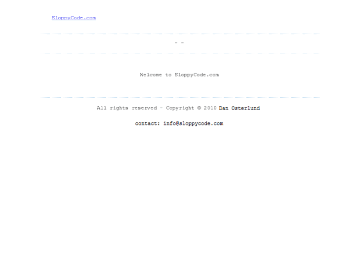 www.sloppycoder.com