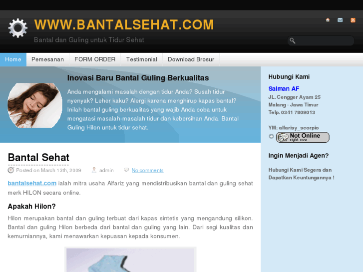 www.bantalsehat.com