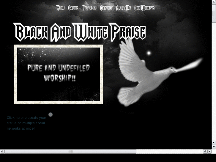 www.blackandwhitepraiseband.com