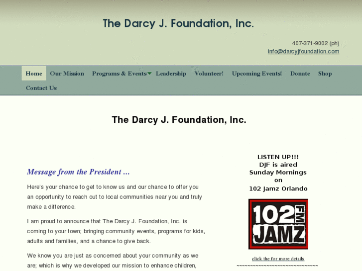 www.darcyjfoundation.com