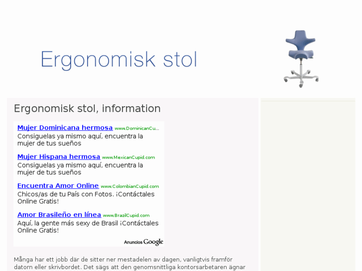 www.ergonomiskstol.se