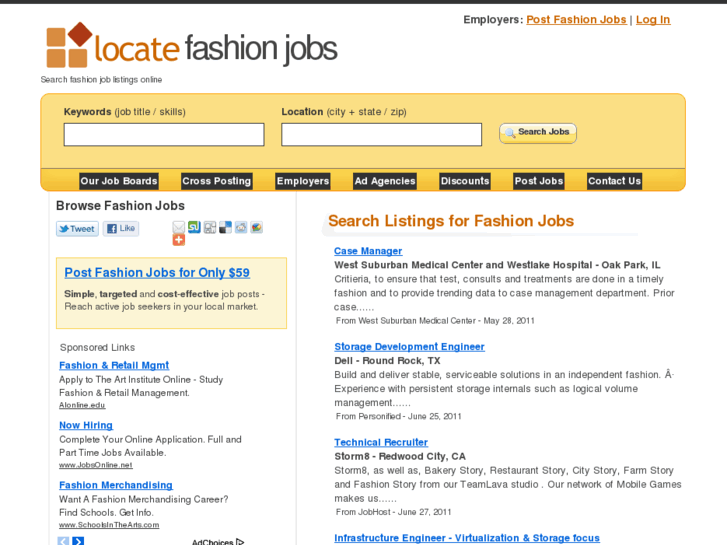 www.locatefashionjobs.com